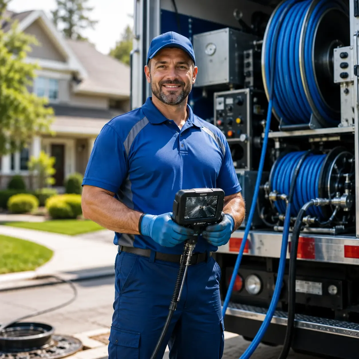 Local outdoor drain cleaning specialists in Mukwonago, WI